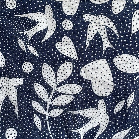 Boden Navy & White Starlight Bird Long Sleeve Dress - Picture 2 of 5